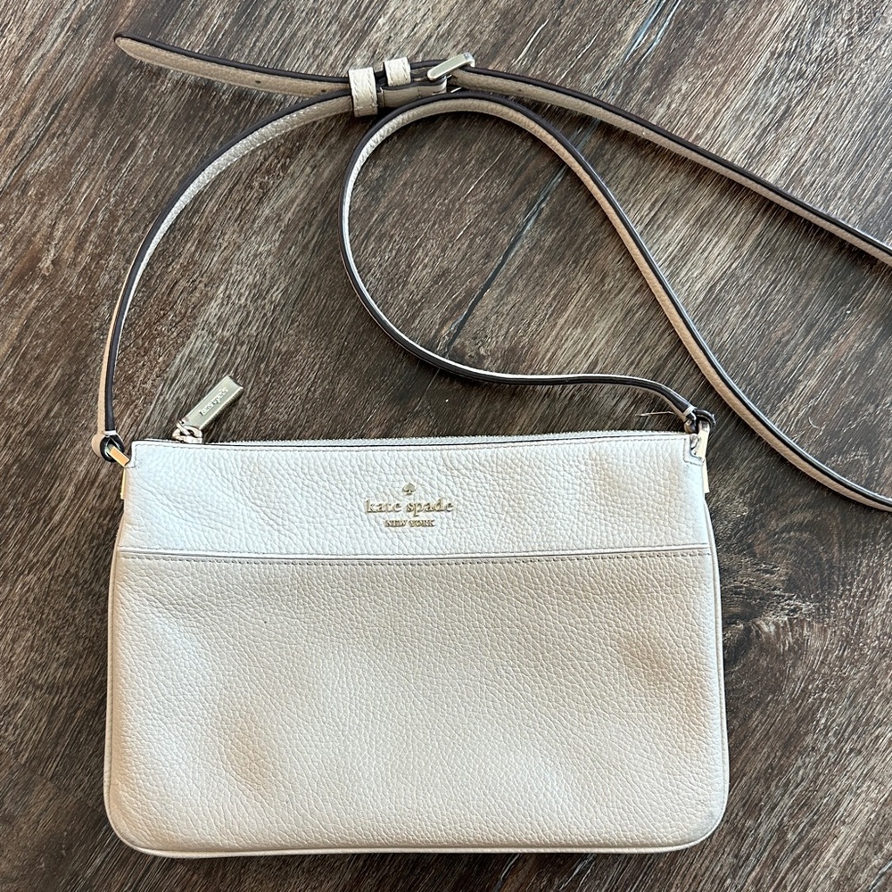 Kate Spade Light Beige Crossbody Bag